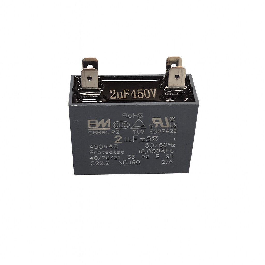 Kondensator Lüfter Motor CBB61-PS2 für Brauchwasserwärmepumpe 200L und 300L HE-AI-190-000-01-000V-V01 | HOFMAN-ENERGY