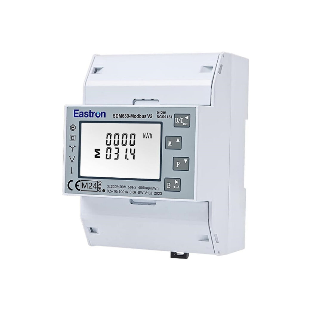 Smart Meter Stromzähler 3‑Phasen Direktverbindung 100A Modbus‑RTU RS485 | Eastron