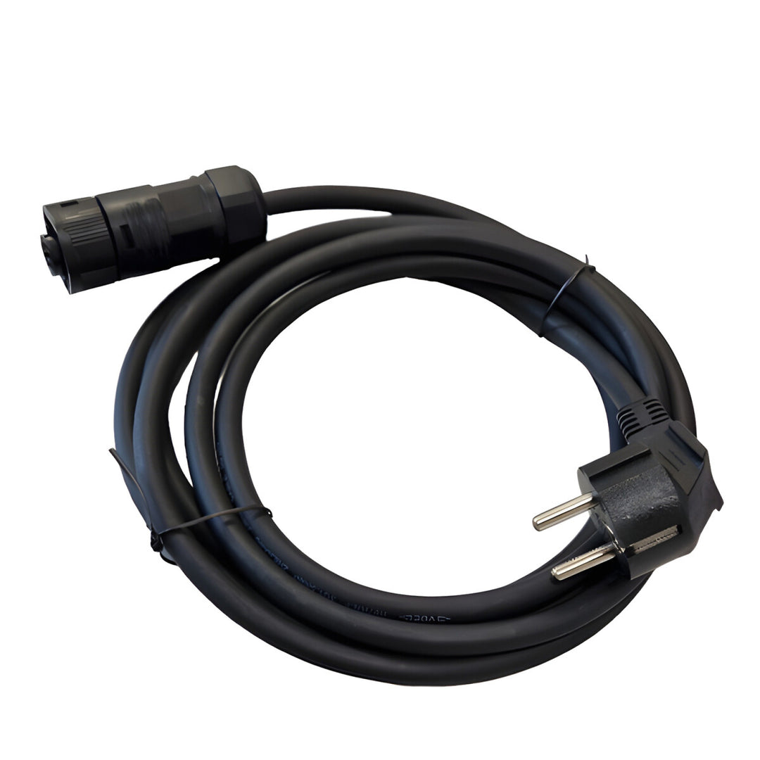 3m Anschlusskabel mit Schuko Steckverbinder und Stecker TSUN