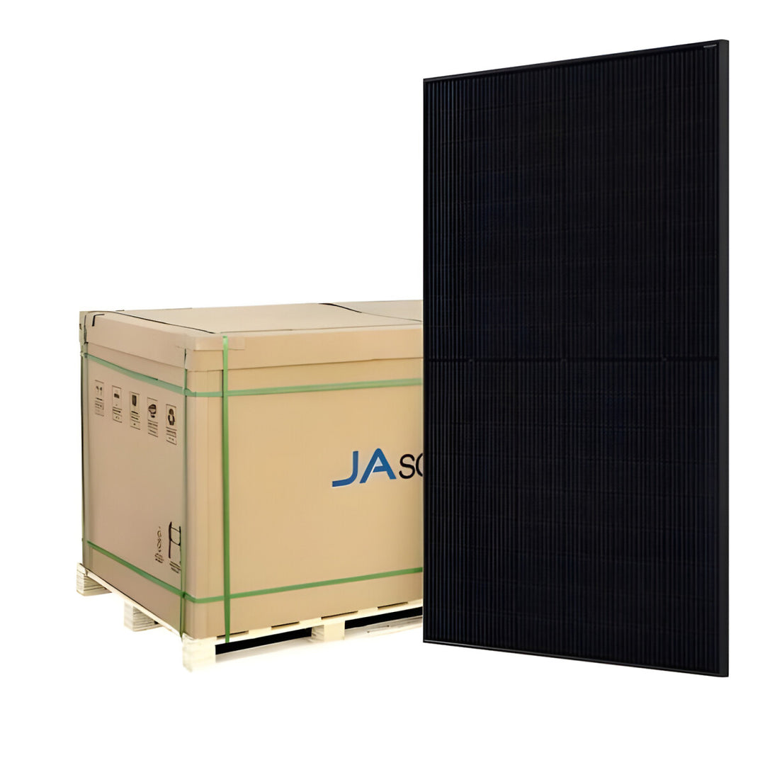 Palette 36 Solarpanele JA Solar Photovoltaik Modul Komplett Schwarz Doppelglas Bifacial N-Type 450W