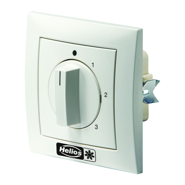 Helios DSEL 3 – Drehzahlschalter für dreistufige ELS-Ventilatoren, 230 V