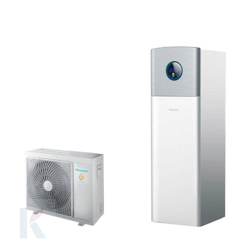 Solarics Hisense AHW-060HCDS1 + AHS-060HCDSAA-23 – Hi-Therma R32 Integra Split Wärmepumpe
