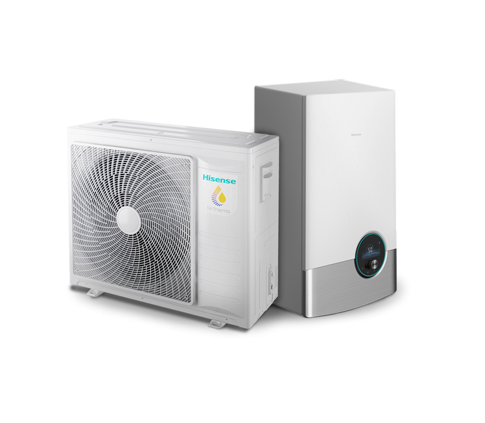 Hisense AHW-044HCDS1 + AHM-044HCDSAA – Hi-Therma R32 Split-Wärmepumpe