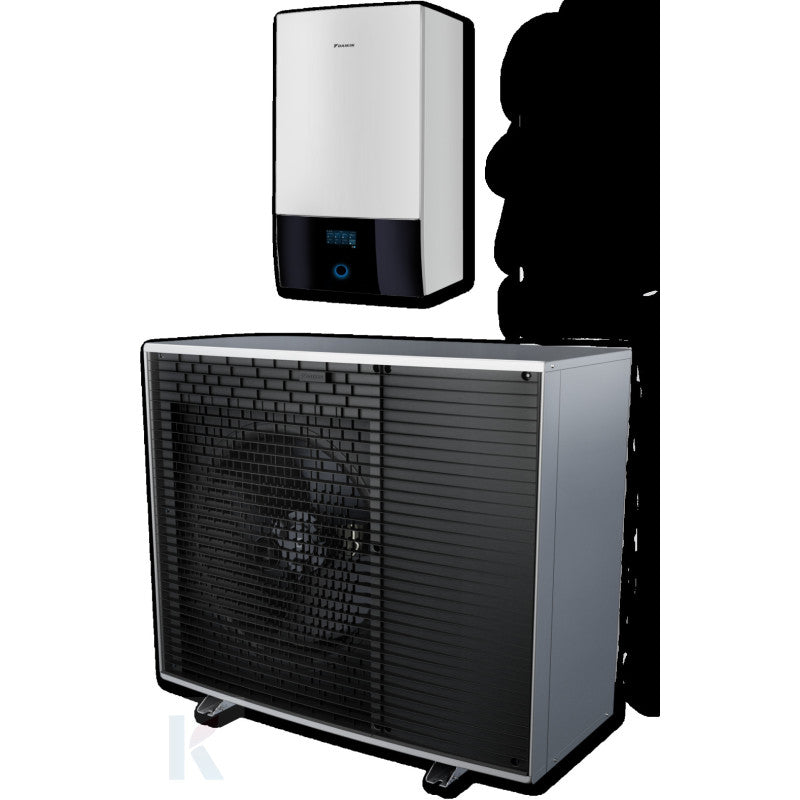 Solarics Daikin EPSK12AW1 + EPBX14A4V – BC Hidrosplit Altherma 4 H W Wandmontageversion