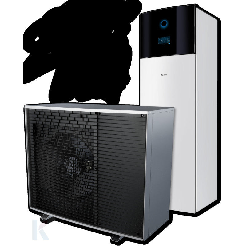 Solarics Daikin EPSK08AV3 + EPVX14S18A4V – BC Hidrosplit Altherma 4 H F Bodenversion 180L