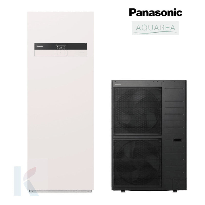 Solarics Panasonic Set-ADC12K6E53 – Aquarea High Performance All-in-One Wärmepumpe Set 260L Einphasig K Series R32