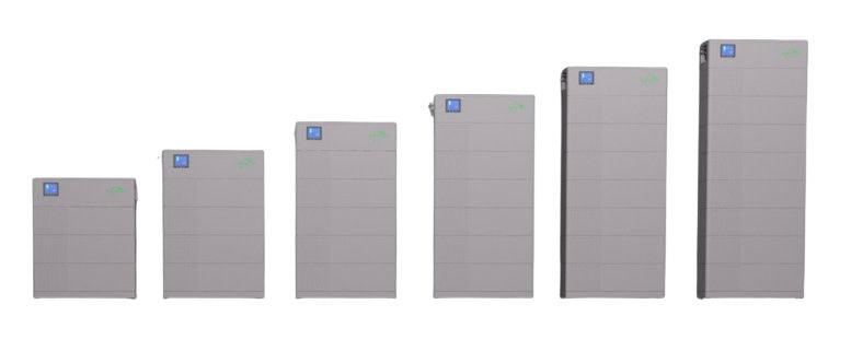 Enershare High Voltage Stack Battery 9.6KWh-25.6KWh 4 modules