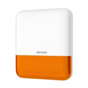 Hikvision DS-PS1-E-WE Drahtlose Außensirene Orange