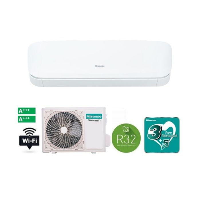 Hisense Klimaanlage Fresh AIR Monosplit 9000 BTU Inverter R-32 WLAN A+++/A++ QJ25XJ3AG/AS25XV04W