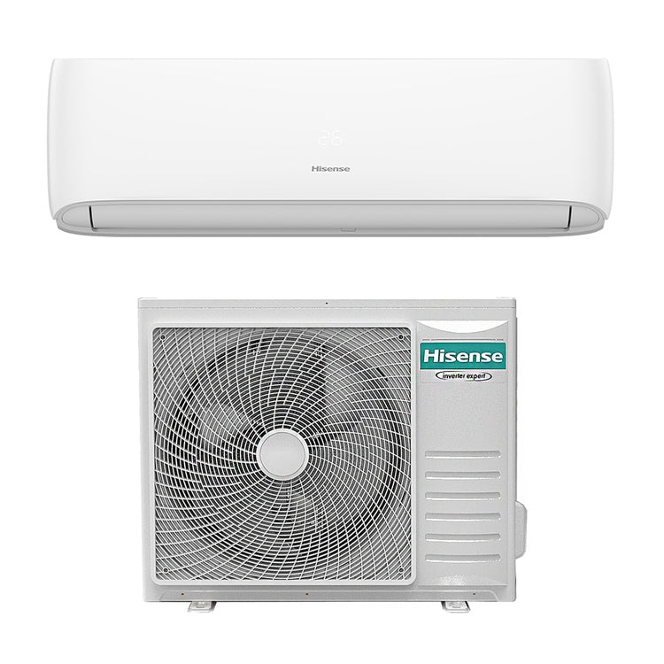 Hisense Monosplit-Klimagerät HI-COMFORT, Wandgerät, Inverter, WLAN – Außengerät 7 kW, Innengerät 24000 BTU CF70BT2BG+AS70BT2BW