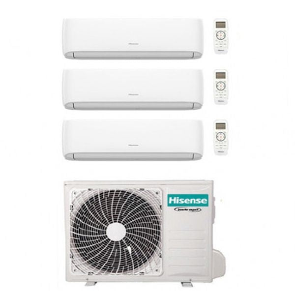 Hisense Klimaanlage HI-Comfort Trialsplit 7000+7000+7000+3AMW62U4RJC Inverter R-32 WLAN 3AMW62U4RFA
