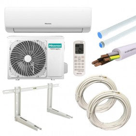 Hisense Wings Comfort Klimaanlage 3,5 kW 12000 BTU WLAN mit Installationskit