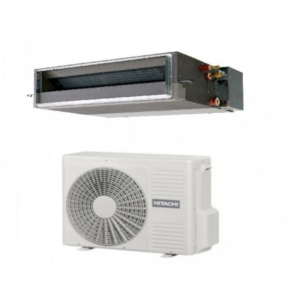 Hitachi-Klimaanlage kanalisiert Monosplit 9000 BTU Inverter R-32 RAD25RPE