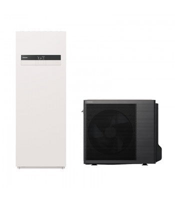 Panasonic Aquarea Hochleistungs-All-in-One-Wärmepumpen-Set, 185 l, einphasig, K-Serie, 2 Zonen R32 – KIT-ADC09K3E5B