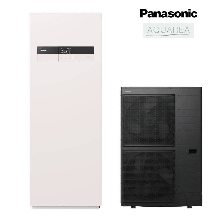 Panasonic Aquarea Hochleistungs-All-in-One-Wärmepumpen-Set, 260 l, dreiphasig, K-Serie R32 – KIT-ADC12K9E83