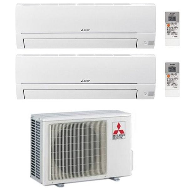 Mitsubishi Klimagerät HR Dual Split 9000+9000+MXZ-2HA50VF Inverter HR9-9