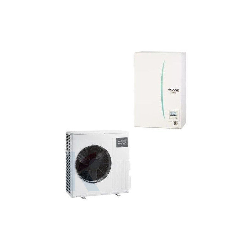 Solarics Mitsubishi SUZ-SWM40VA2 + Ersd-VM2E – Wärmepumpe set Split Hydrobox Mural Einphasig R32