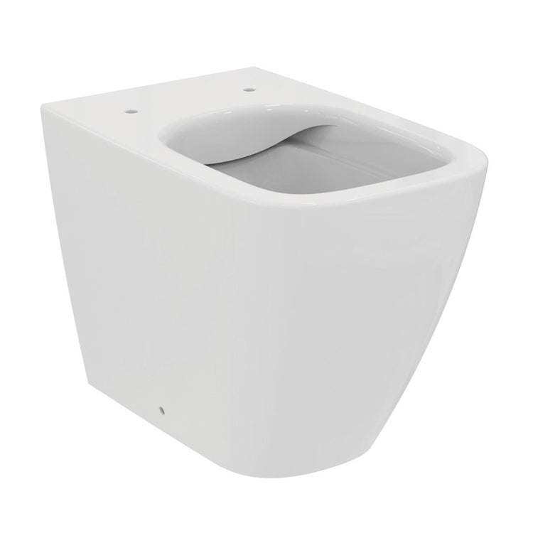 Ideal Standard Wandbündiges Stand-WC, ohne Befestigungsflansch und ohne Sitz, Weiß, glänzende Oberfläche I.LIFE B T461601