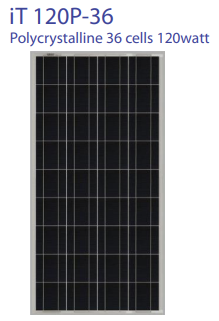 PT. Prima Energi Aditya Nusantara - Solarmodul - iT120P-36 iT120P-36 - Art. 172644