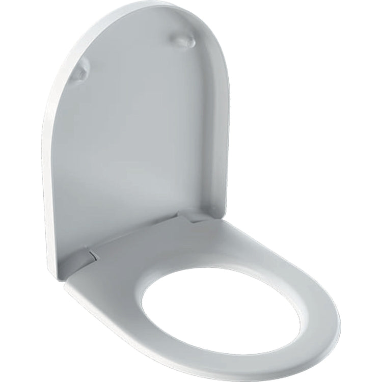 Geberit Sitz mit gedämpftem Schließen, Weiß, glänzende Oberfläche ICON 574130000
