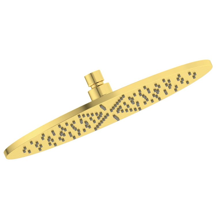 Ideal Standard Duschkopf Ø 30 cm, 1 Regenfunktion, Oberfläche gebürstetes Gold IDEALRAIN A5803A2