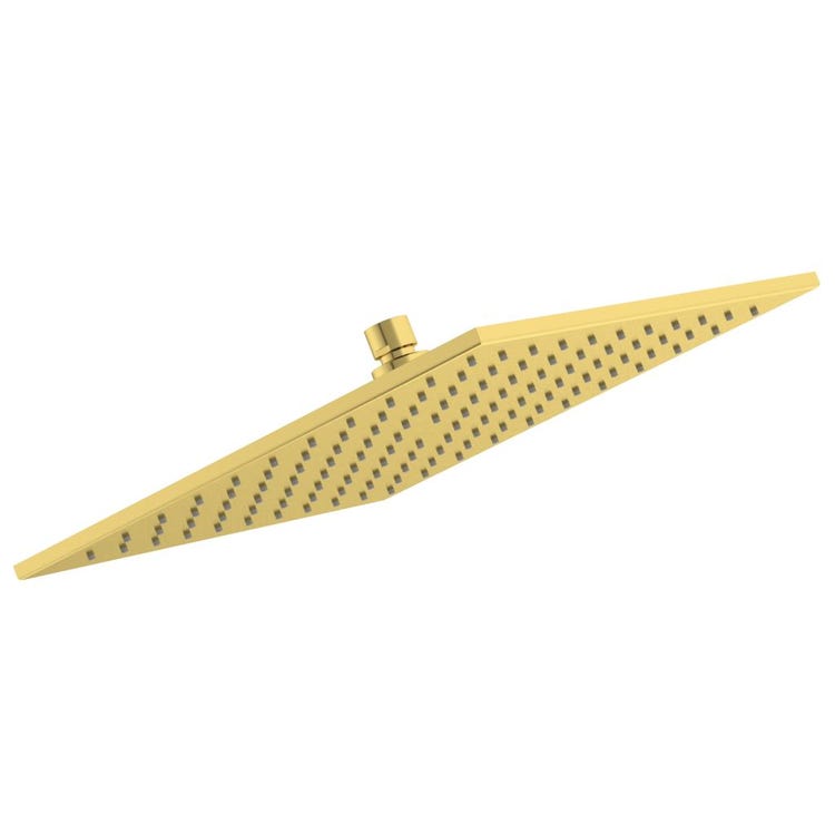 Ideal Standard Quadratischer Duschkopf 30 cm, 1 Regenfunktion, gebürstete Goldoberfläche IDEALRAIN A5805A2
