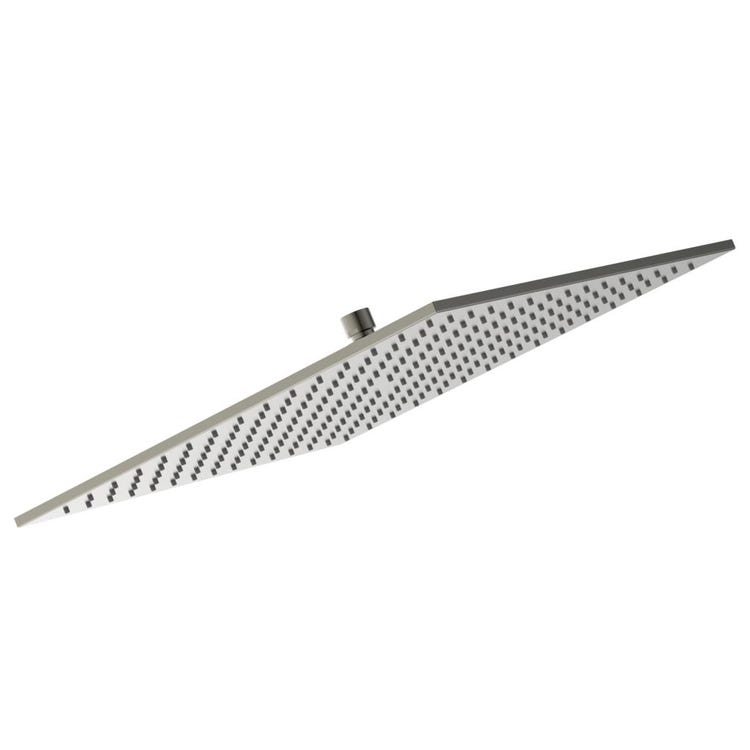 Ideal Standard Quadratischer Duschkopf 40 cm, 1 Regenfunktionsmodus, Silber Storm Finish IDEALRAIN A5806GN