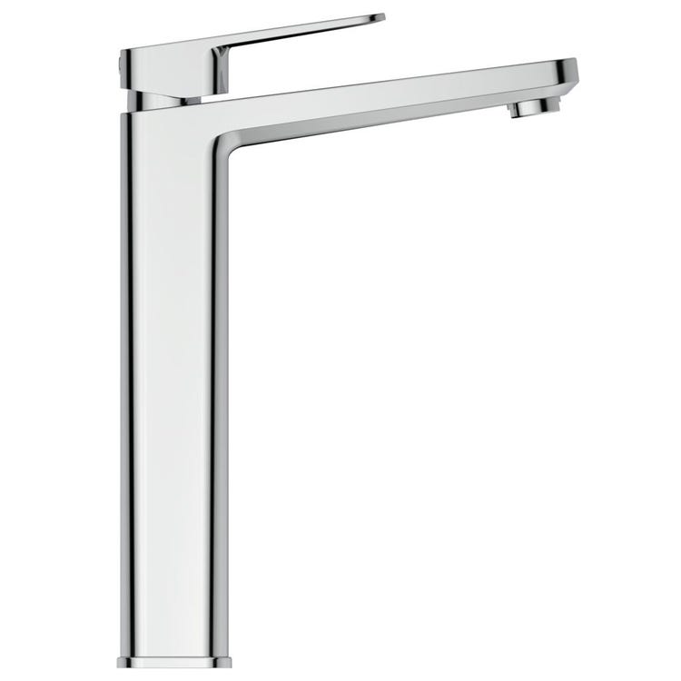Ideal Standard Einhandmischer zum Aufstellen auf der Arbeitsplatte, ohne Ablaufstange und Ablaufgarnitur, mit festem Auslauf, verchromt TONIC II A6329AA