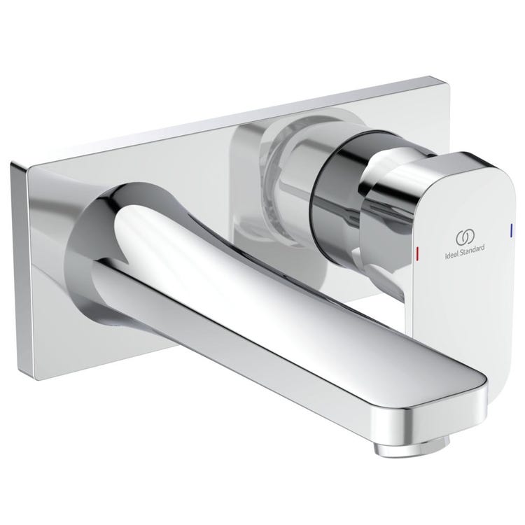 Ideal Standard Einhand-Waschtischmischer zur Wandmontage, Chromoberfläche TONIC II A6334AA