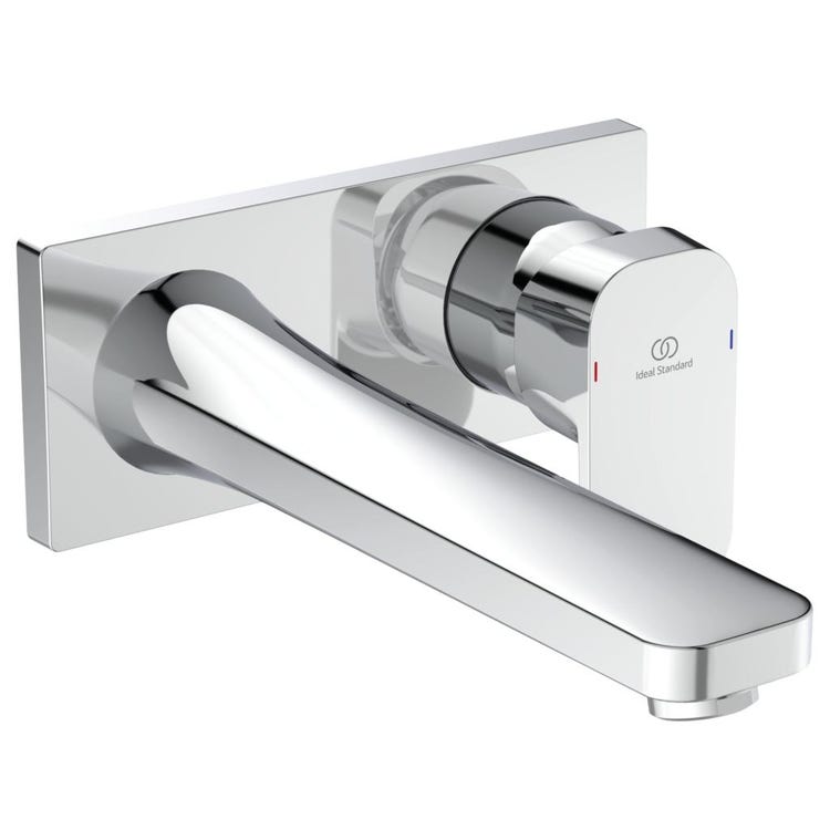 Ideal Standard Einhand-Waschtischmischer zur Wandmontage, Chromoberfläche TONIC II A6335AA