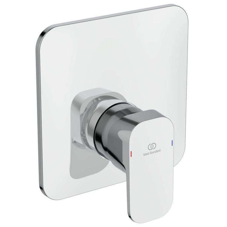 Ideal Standard Einhandmischer für Unterputz-Dusche, nur Außenteile, Chromoberfläche TONIC II A6342AA
