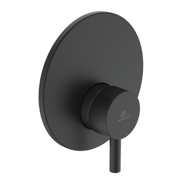 Ideal Standard Duschmischer, Einbau, mit eingebautem Unterteil, Farbe Schwarz matt CERALINE A6940XG