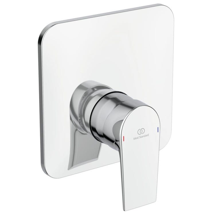 Ideal Standard Einhand-Unterputzarmatur für Dusche, nur äußere Teile, verchromt EDGE A7126AA