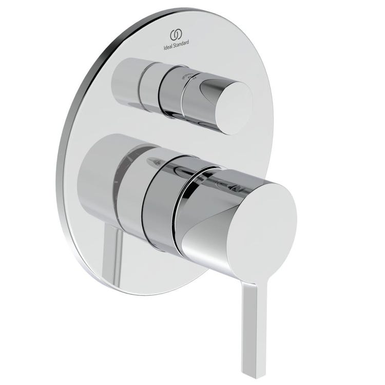 Ideal Standard Einhebelmischer für Einbau-Badewanne/Dusche, Chromoberfläche JOY A7386AA