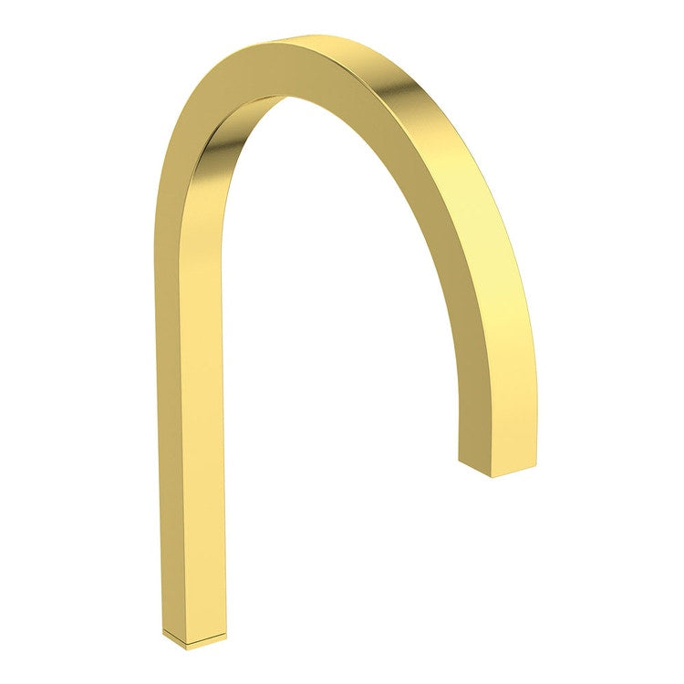 Ideal Standard Waschbeckenmischer H. 30 cm quadratisch, elektronisch, ein Loch, mit schwenkbarem Auslauf, ohne Ablauf, Oberfläche gebürstetes Gold SOLOS A7833A2