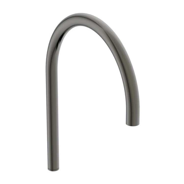 Ideal Standard Waschtischarmatur H. 30 cm rund, elektronisch, ein Loch, mit schwenkbarem Auslauf, ohne Ablauf, Oberfläche magnetic grey SOLOS A7832A5