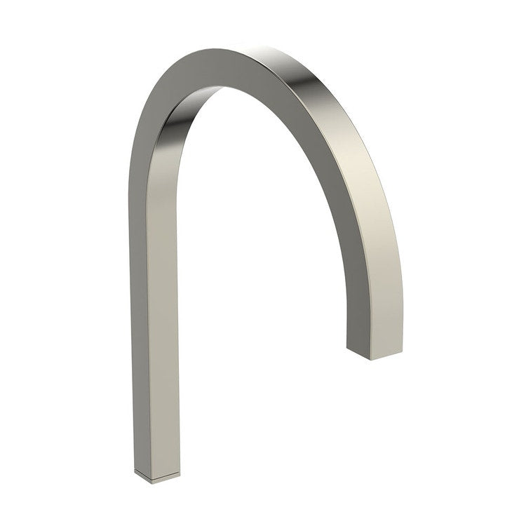 Ideal Standard Waschtischarmatur H. 30 cm quadratisch, elektronisch, Einloch, mit schwenkbarem Auslauf, ohne Ablauf, Silber Storm Oberfläche SOLOS A7833GN