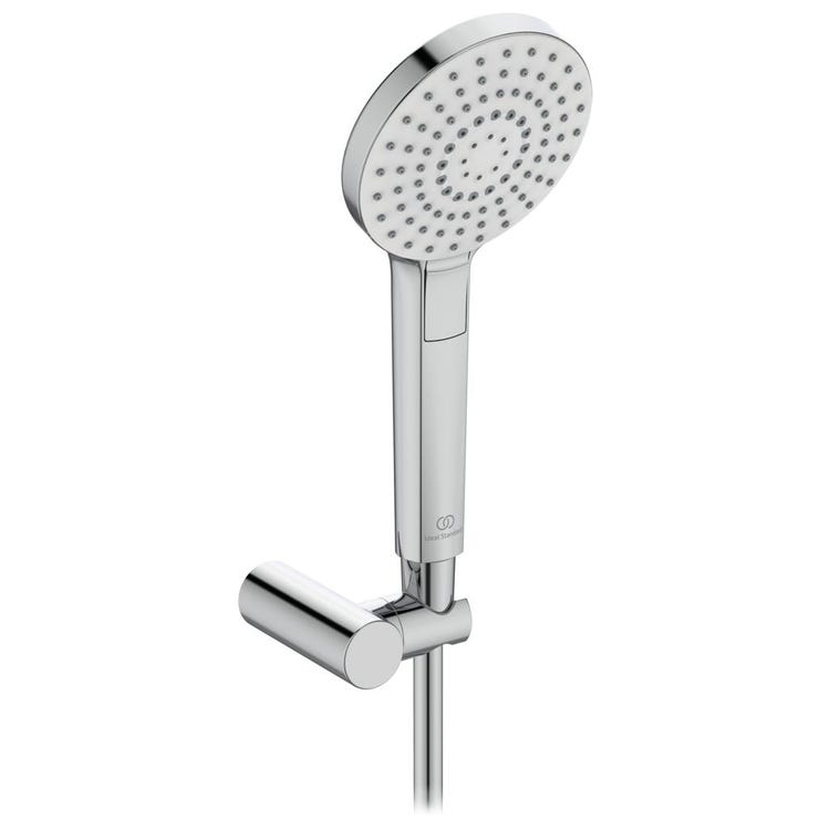 Ideal Standard Dusch-Minikit rund Round, mit Brause Ø 11 cm, Chrom-Finish IDEALRAIN EVO B2239AA