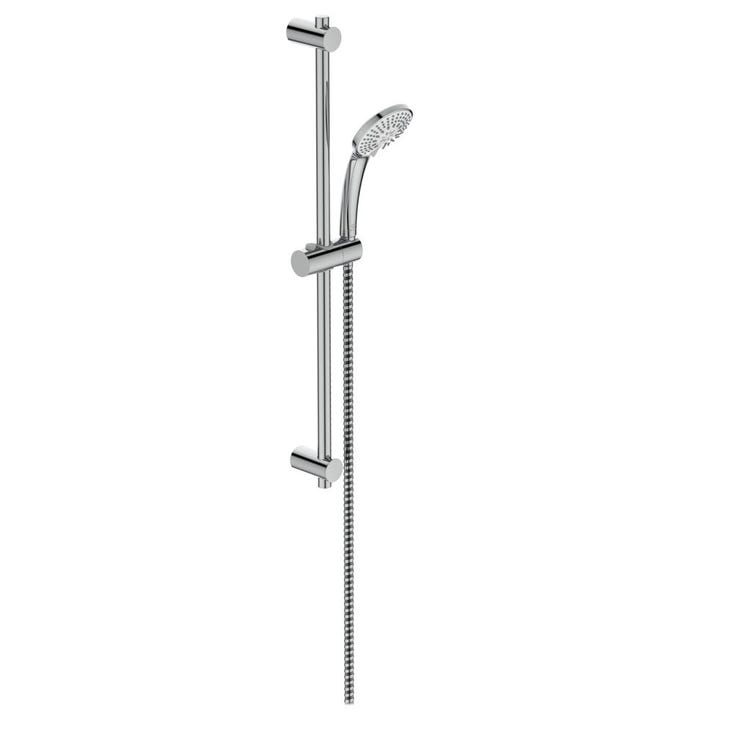 Ideal Standard Duschstange M3 Smart, Brause Ø 10 cm, Wandstange 72 cm, Chromoberfläche IDEALRAIN B9508AA