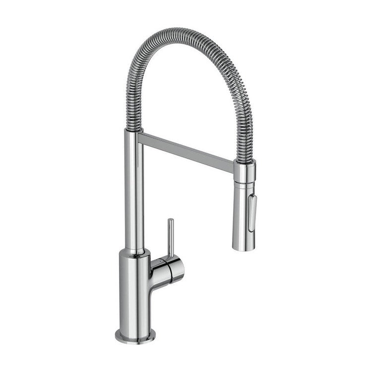 Ideal Standard Einhebelmischer schwenkbar, professionelle Multifunktionsbrause, Aufsatz für Spüle, Chromoberfläche CERALOOK BC302AA