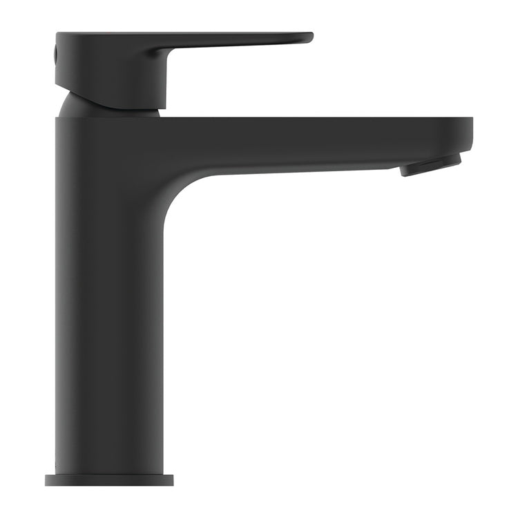 Ideal Standard Einhebel-Waschtischmischer H. 18 cm, ohne Bedienhebel und Ablaufgarnitur, Schwarz matt CERAFINE O BC554XG