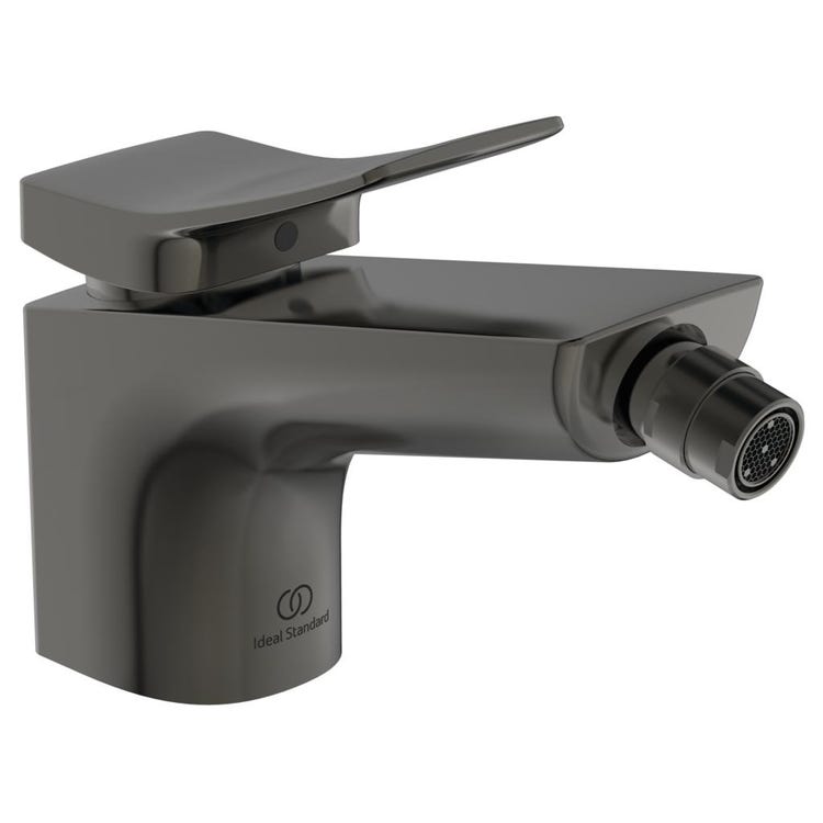 Ideal Standard Einhebel-Bidetmischer, mit Abfluss, Oberfläche Magnetic Grey CONCA BC760A5