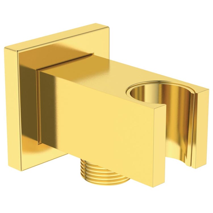 Ideal Standard Wandhalterung für Handbrause mit G1/2-Anschluss, Oberfläche gebürstetes Gold BC771A2