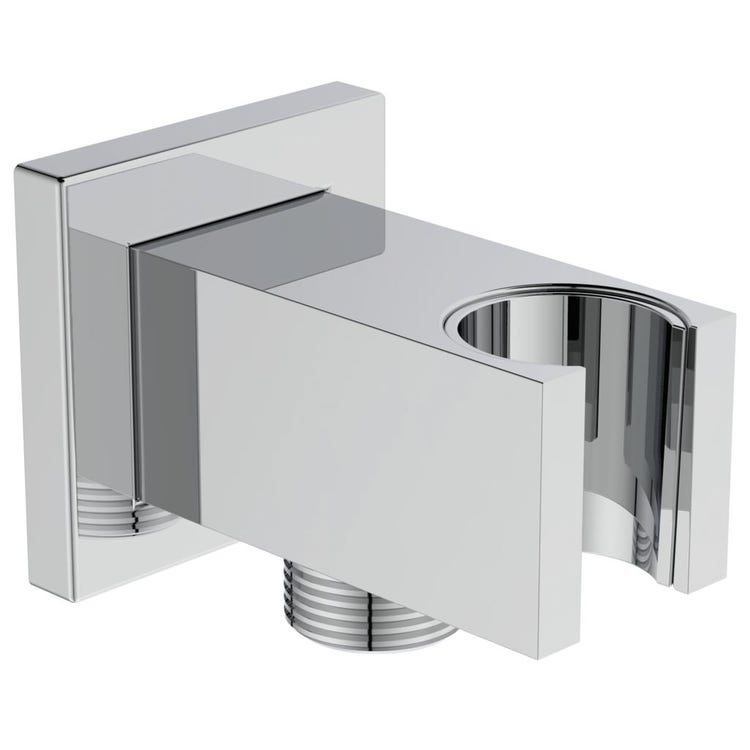 Ideal Standard Wandhalterung für Duschkopf mit G1/2-Anschluss, Chromoberfläche BC771AA