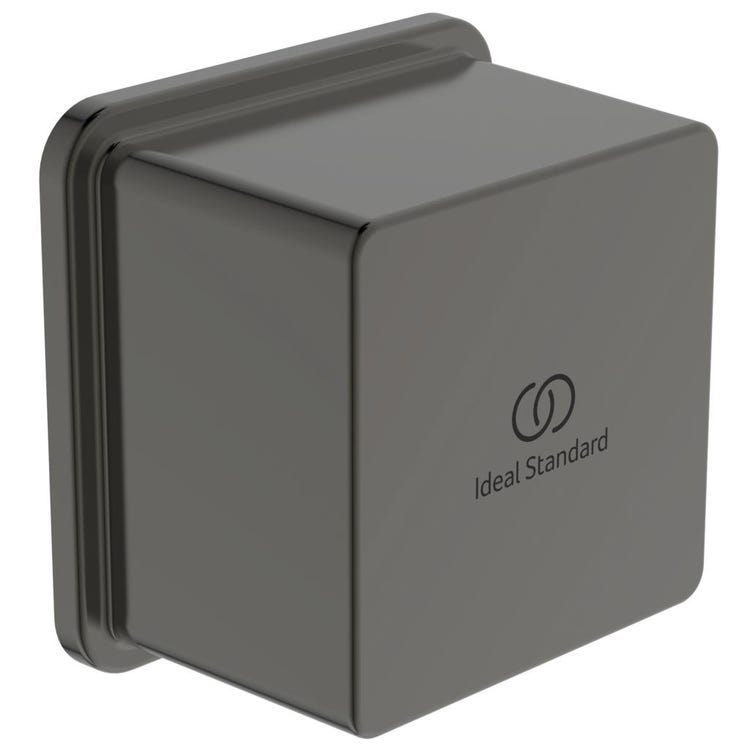 Ideal Standard Wandbogen mit Rückschlagventil und mit G1/2-Anschluss, Oberfläche magnetic grey BC772A5