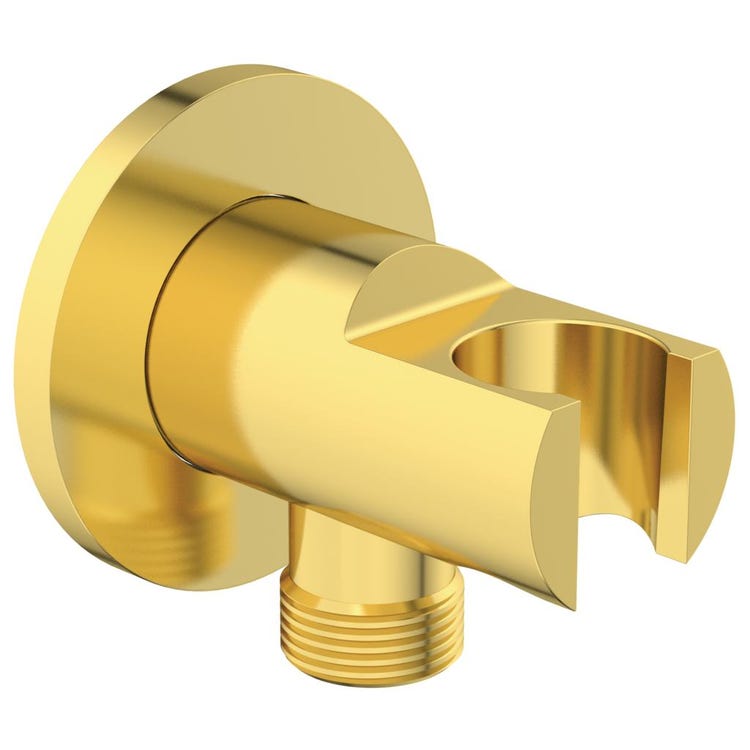 Ideal Standard Wandhalterung für Handbrause mit Anschluss G 1/2, Oberfläche gebürstetes Gold BC807A2