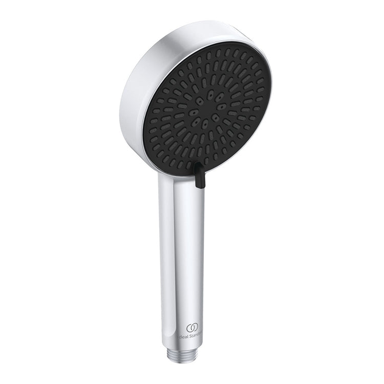 Ideal Standard ALU+ Handbrause mit 2 Funktionen, mit mechanischem Wähler, Farbe matt silber BD580SI
