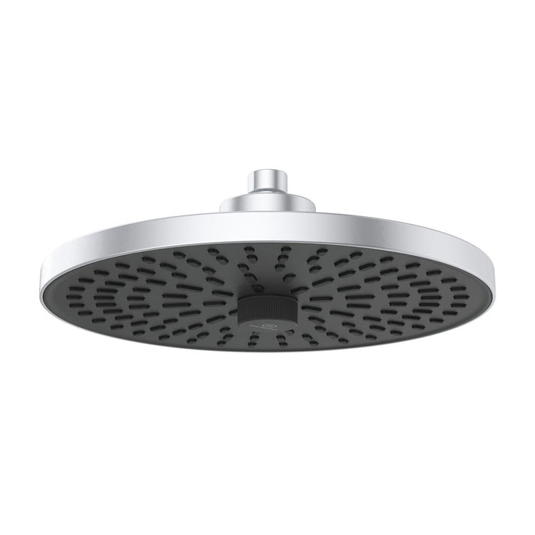 Ideal Standard ALU+ runder Duschkopf Ø 26 cm, mit 2 Funktionen, manuellem Wähler, Farbe matt silber BD581SI