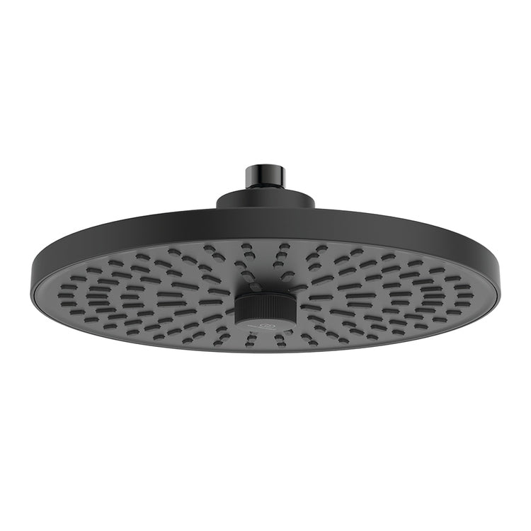 Ideal Standard ALU+ Rundbrause Ø 26 cm, mit 2 Funktionen, mit manuellem Schalter, Farbe seidenes Schwarz, matte Oberfläche BD581XG