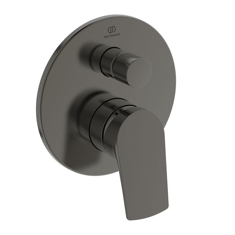 Ideal Standard Unterputz-Duschmischer, 2-Wege, ohne Unterputzkörper, Oberfläche Magnetic Grey LA DOLCE VITA BD669A5